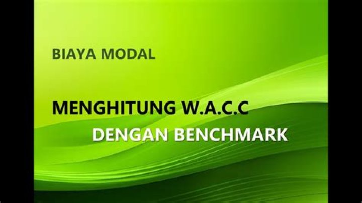 Apa hubungannya WACC dengan biaya modal?
