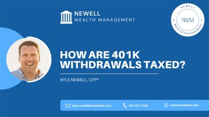 Are 401k withdrawals taxable in NJ?