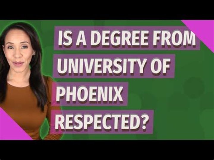 Are degrees from University of Phoenix respected?