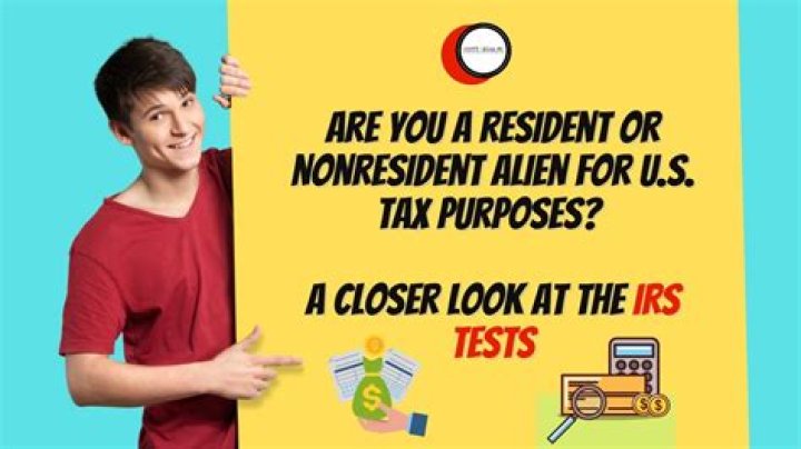 Are international students resident aliens for tax purposes?