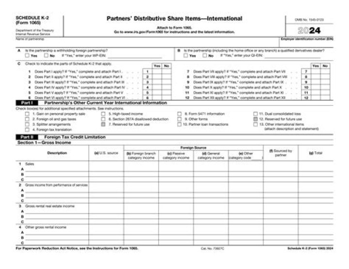Are there any other forms like Schedule K-1?