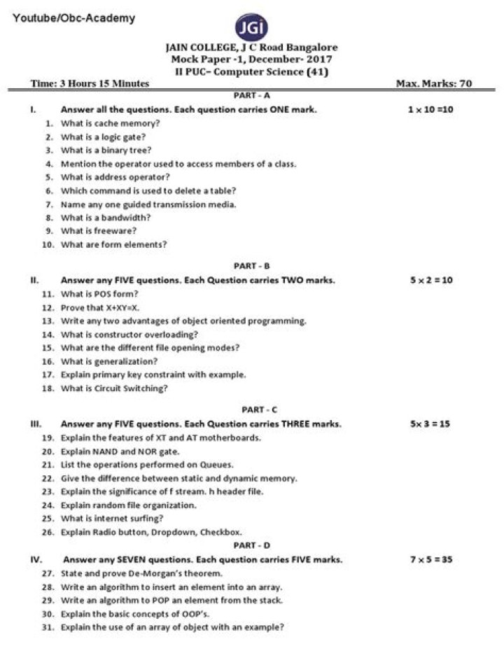 Are there any previous year exam question papers?