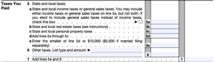 Are vehicle ownership taxes deductible?