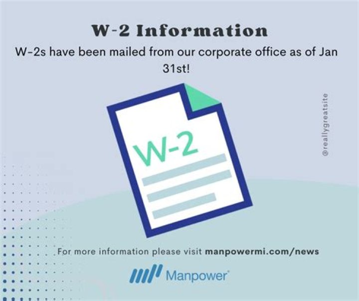 Are w2s always mailed?