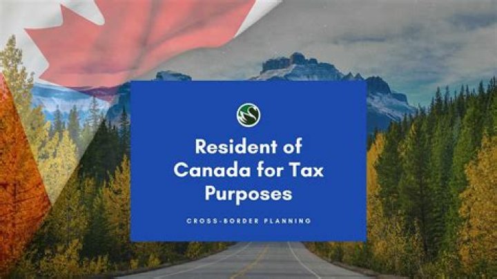 Are you a resident of Canada for tax purposes Yes or no?