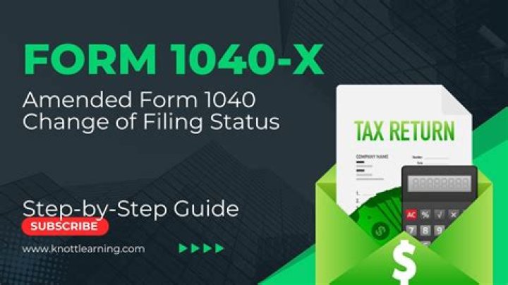 Can a 1040X be used as an amended tax return?