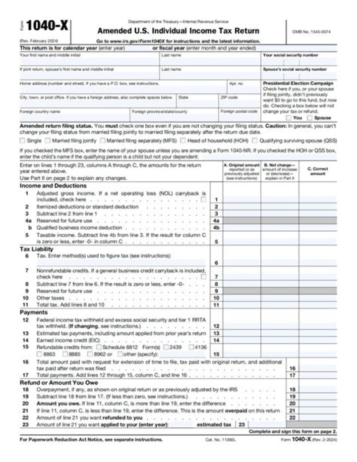 Can a deceased tax preparer eliminate the Form 1040?