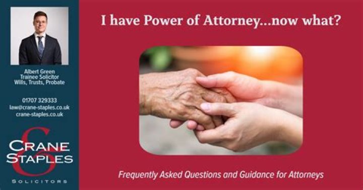 Can a disabled person be a power of attorney?