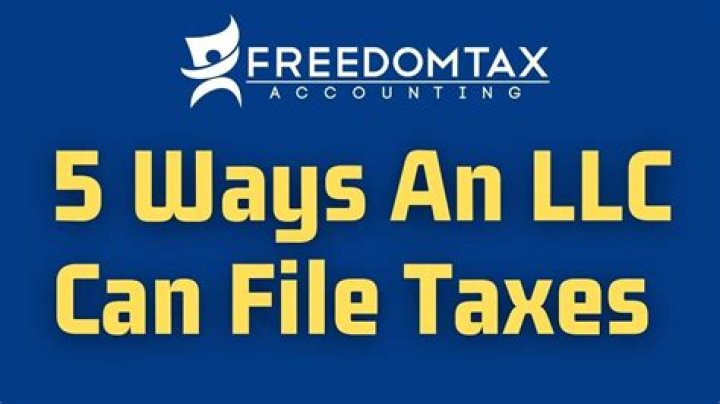 Can a husband and wife LLC file taxes?