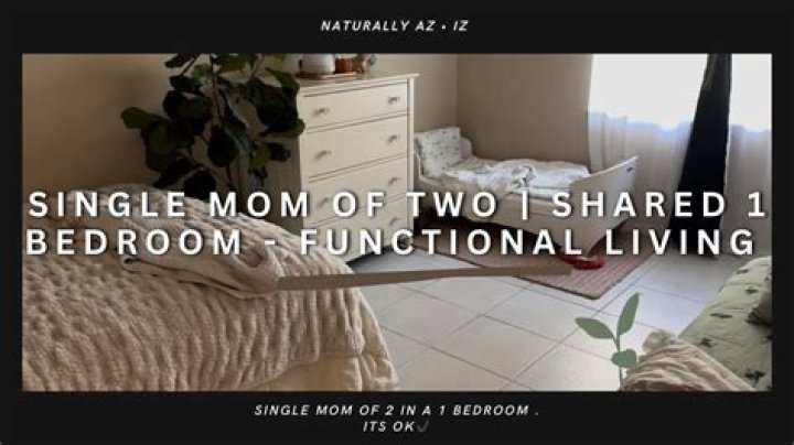 Can a single mom with two kids live in a one bedroom?