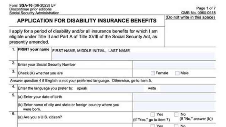 Can a spouse file for disability?