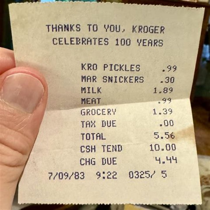 Can a store pull up an old receipt?