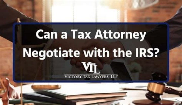 Can a tax attorney negotiate with irs?