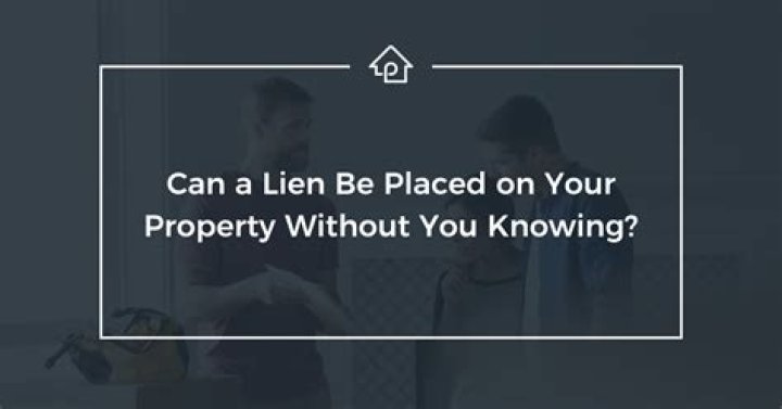 Can a tax lien be placed on Your House?