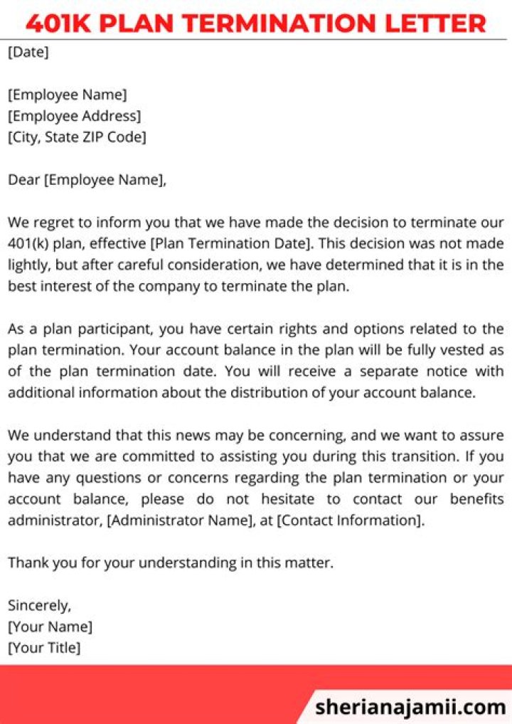 Can an employer cancel a 401k plan?