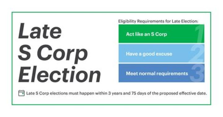 Can an LLC file a late S Corp Election?