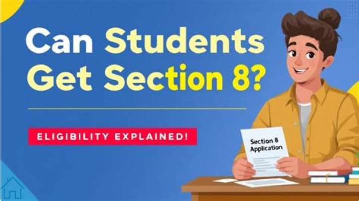 Can college students get section 8?