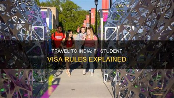 Can F-1 students from India travel to USA now?