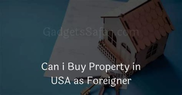 Can I buy property in USA from UK?