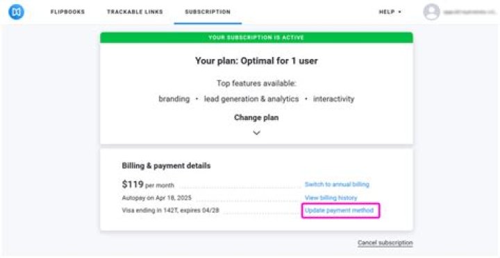 Can I change my credit card account number?