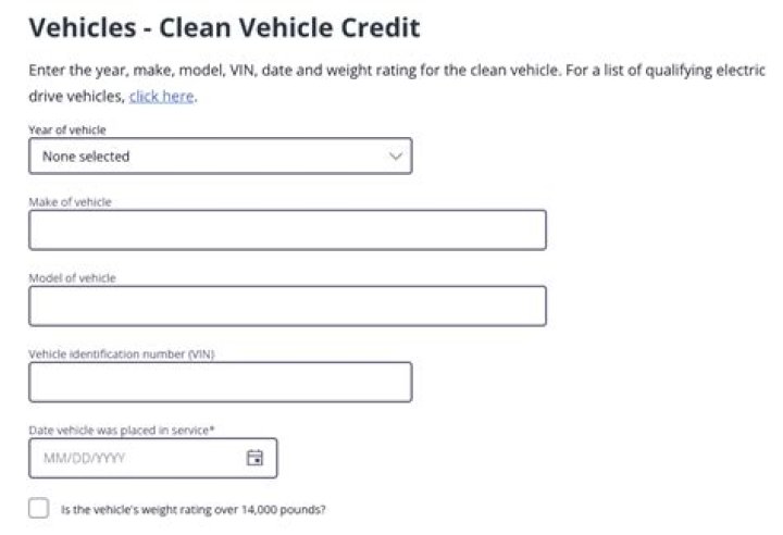 Can I claim EV tax credit?