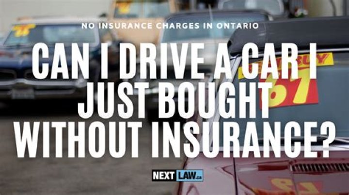 Can I drive a car I just bought GA?