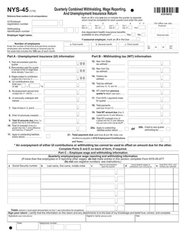 Can I file an amended NYS-45 online?