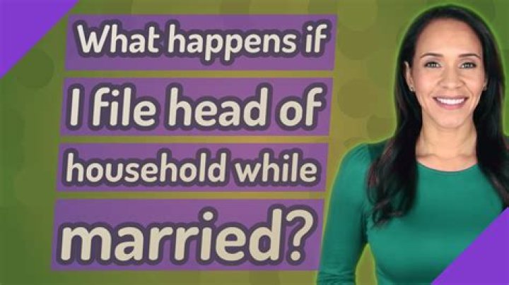 Can I file head of household if married to an illegal alien?