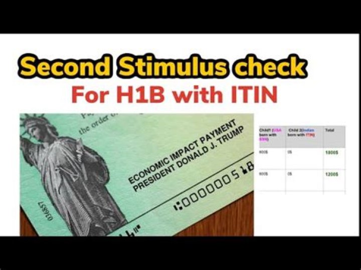 Can I get second stimulus check with ITIN number?