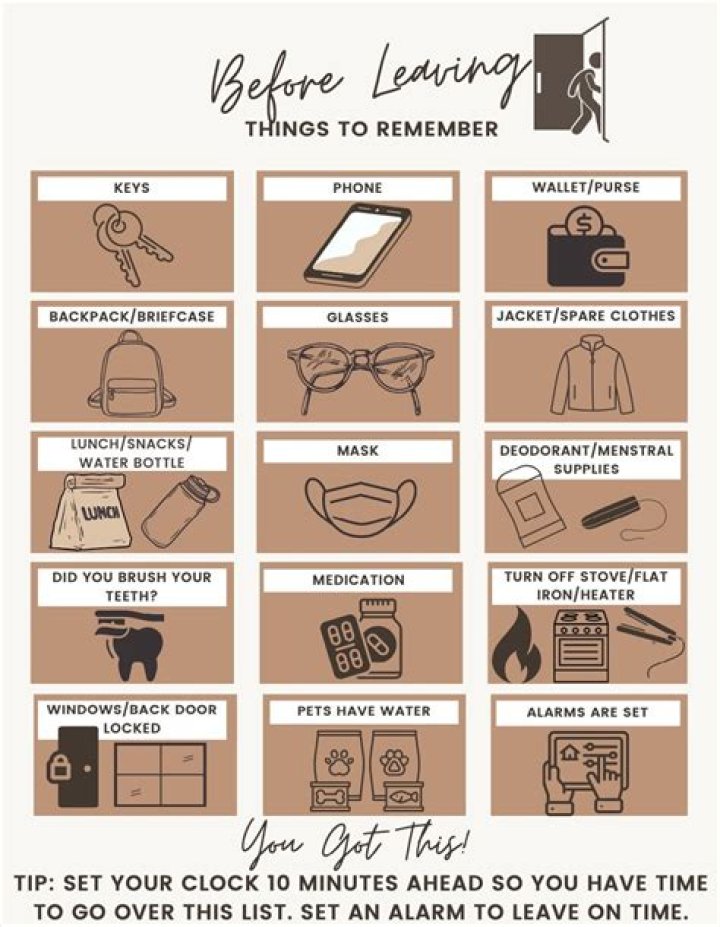 Can I leave home with my kids?