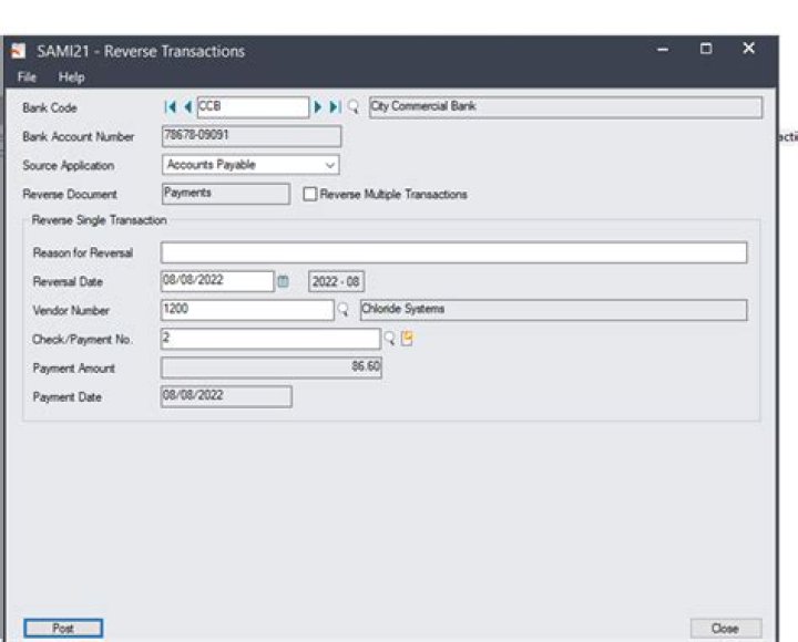 Can I reverse a payment transaction?