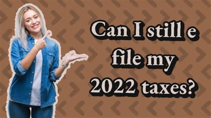 Can I still e-file my 2019 taxes?
