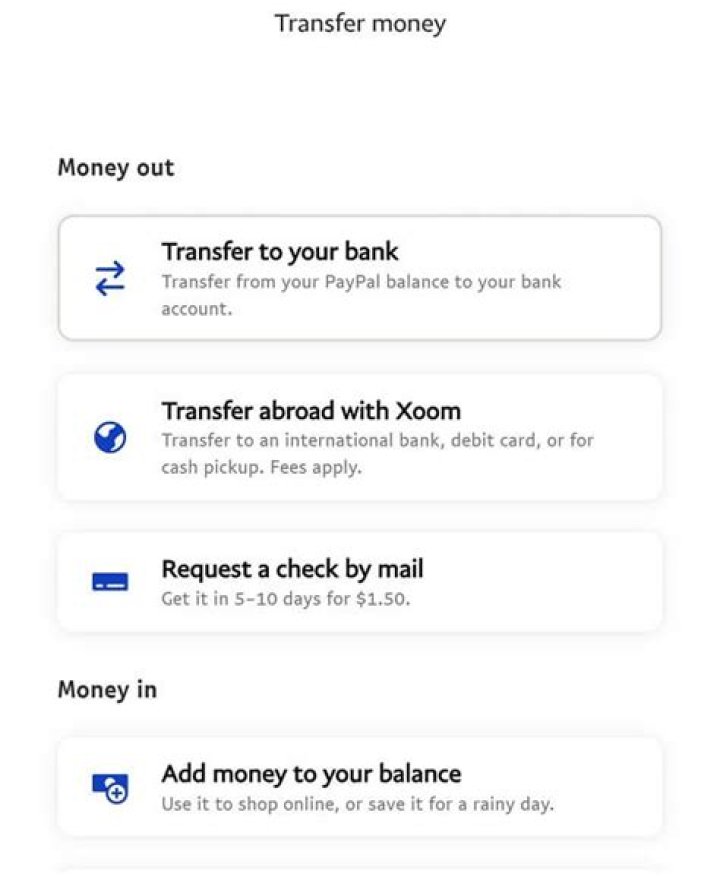 Can I transfer money from my checking account to my PayPal account?
