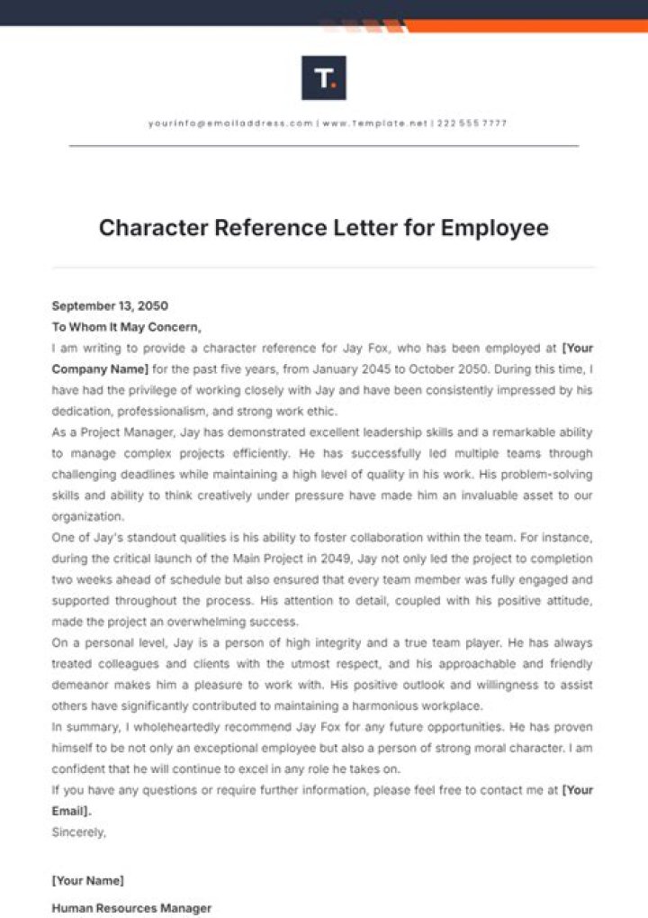 Can I use a former employee as a reference?