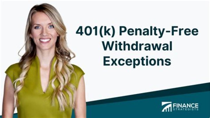 Can I withdraw from my 401k without penalty right now?