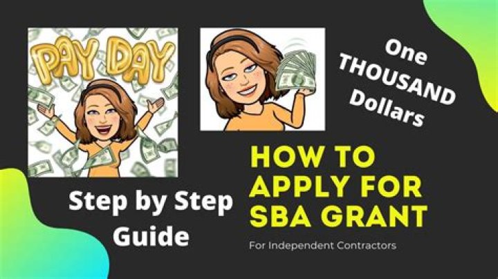 Can independent contractors get SBA grant?