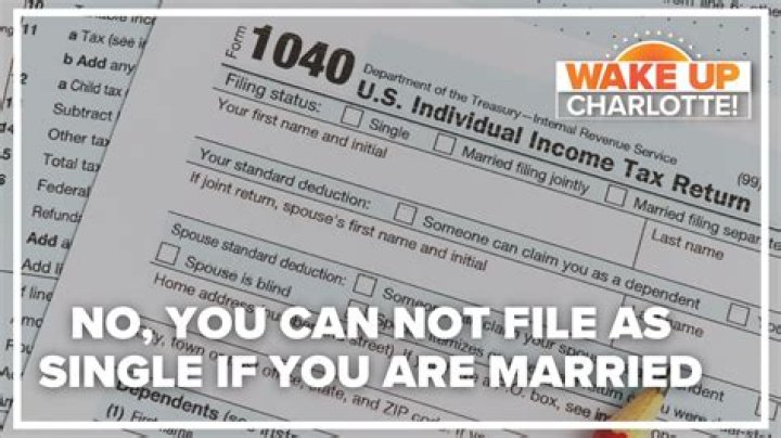 Can married people file taxes in different states?