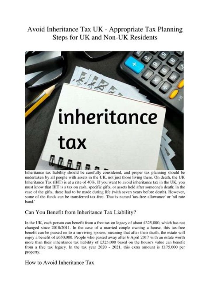 Can non residents claim inheritance tax?