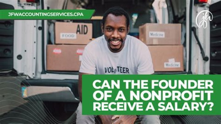 Can nonprofit founders pay themselves?