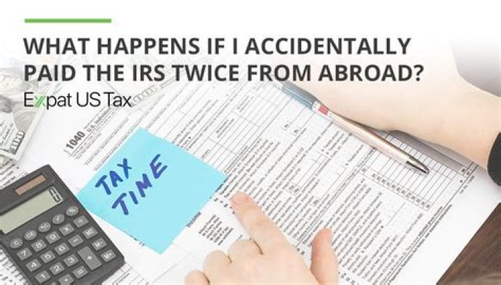 Can the IRS accidentally sent money?