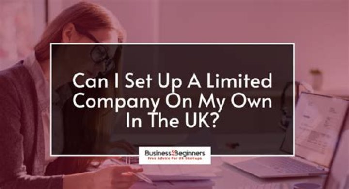 Can you be a limited company on your own?