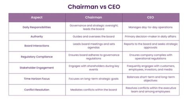Can you be both CEO and chairman?