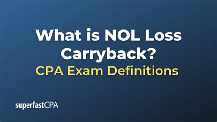 Can you carryback a personal NOL?