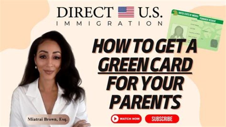 Can you claim green card parents as dependents?
