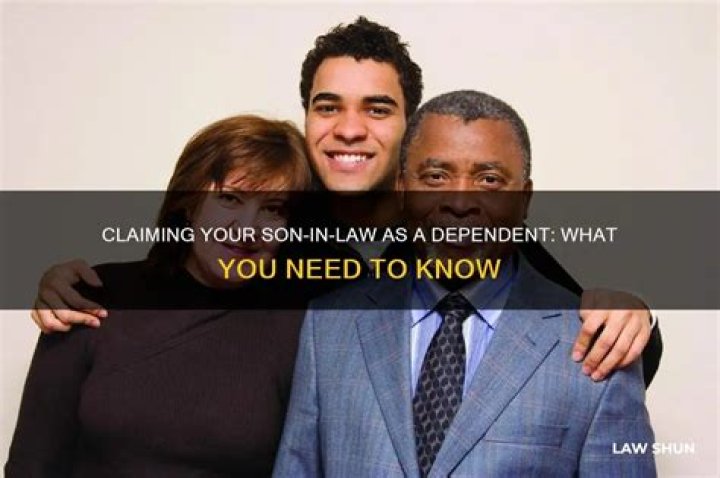 Can You claim your son as a dependent?