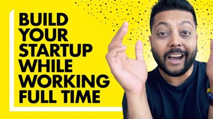 Can you create a startup while working full-time?