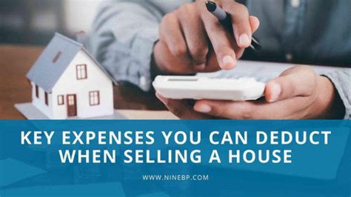 Can you deduct selling expenses?