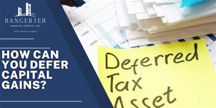 Can you defer investment income?