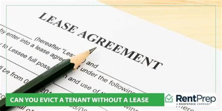 Can you evict someone who is not on the lease in California?