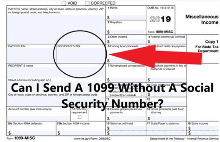 Can you file a 1099 without a tax ID number?